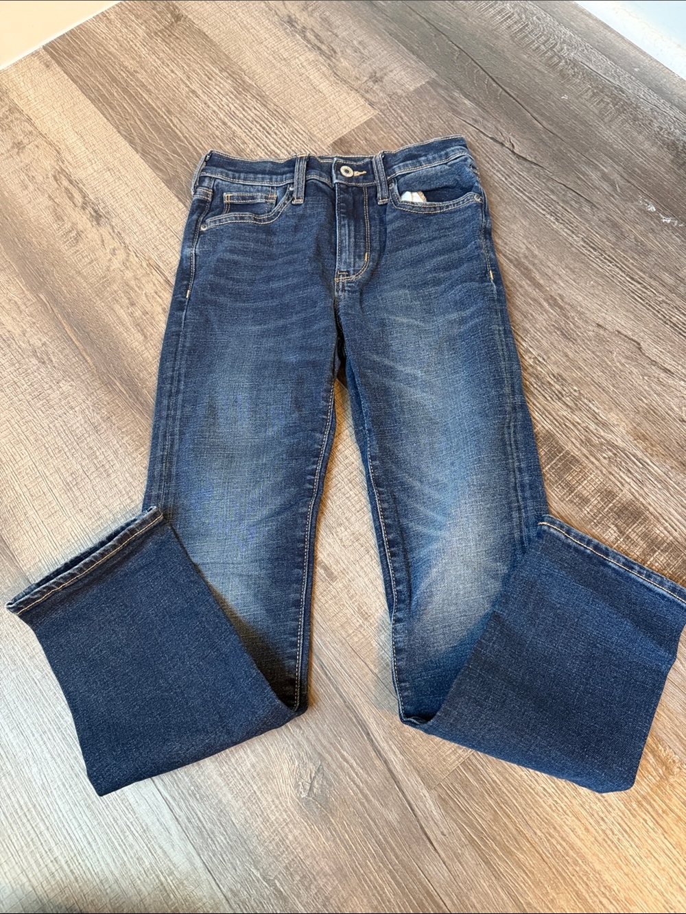 Cat & Jack Dark Blue Kids Denim Jeans - 12 Slim